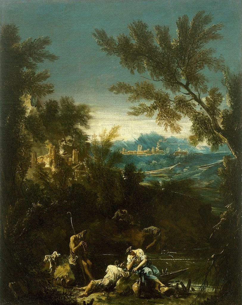 Paesaggio con figure - Museum of Fine Arts, Houston